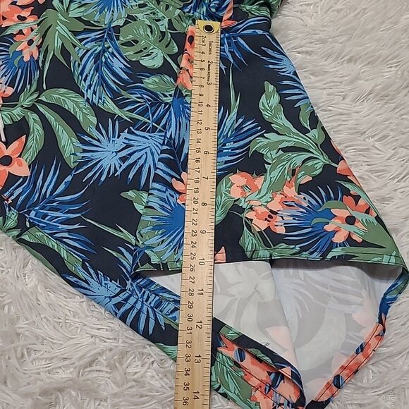 St. John's Bay Men Shorts Swim Trunks Floral Drawstring Elastic Waist LT NWT - Picture 11 of 11